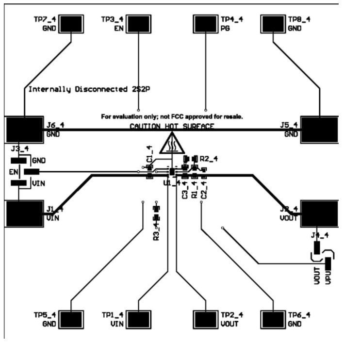  TPS745 (WSON) Internally Disconnected Top Layer