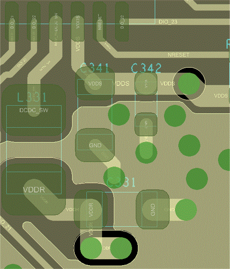 CC1354P10-6 CC1312R 直流/直流穩(wěn)壓器 PCB 布局