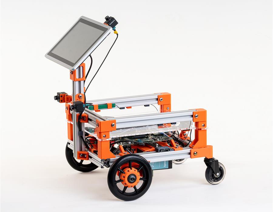  具有底盤的 TechNexion“Rovybot”AMR 演示 (ROVY-4VM-EVK)