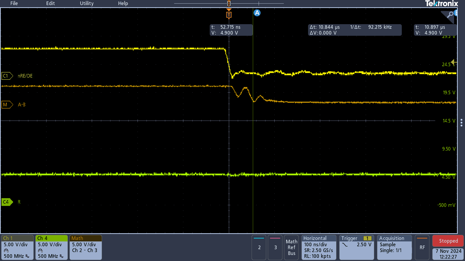  THVD2410 1000pF TXD 高電平