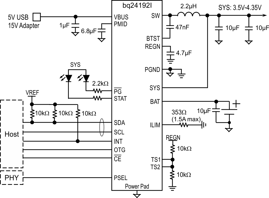 bq24190 bq24192 bq24192I bq24192I_with_PSEL_from_USB_PHY_charging_from_USB_and_Adapter_SLUSAW5A.gif