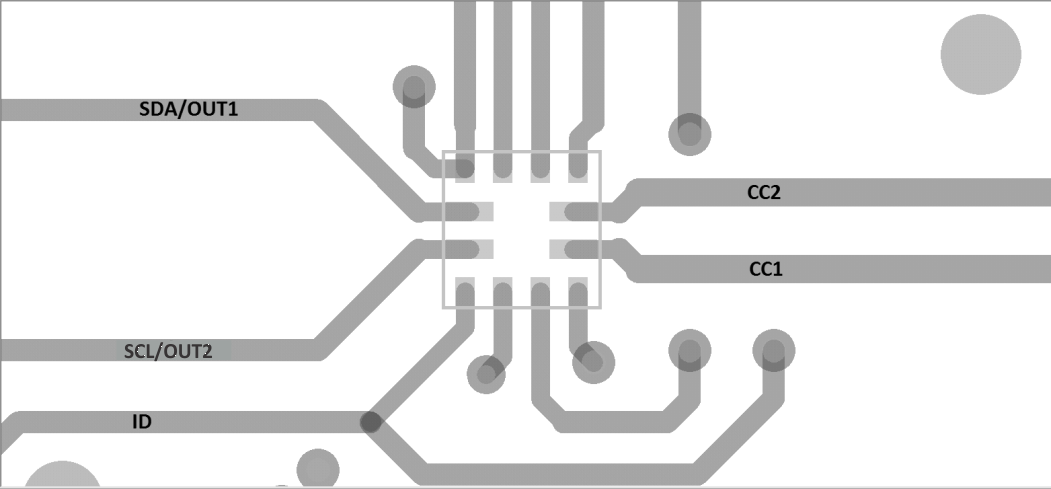 TUSB320HI TUSB320LI layout_sllsep2.gif