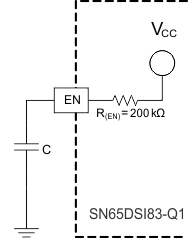 SN65DSI83-Q1 external_cap_controller_sllsej4.gif