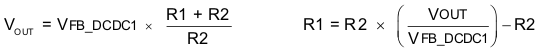 TPS65720 TPS657201 TPS657202 TPS65721 eq1_vout_lvs979.gif