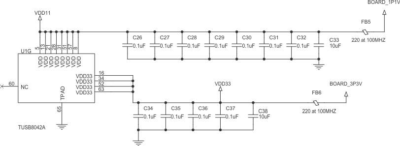 TUSB8042A TUSB8042A 電源實(shí)現(xiàn)