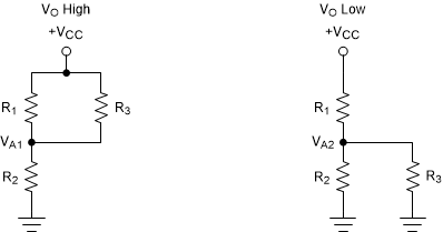TLV1811 TLV1821 TLV1812 TLV1822 TLV1814 TLV1824 反相配置電阻器等效網(wǎng)絡(luò)