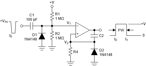 TLV1811 TLV1821 TLV1812 TLV1822 TLV1814 TLV1824 單穩(wěn)態(tài)多諧振蕩器