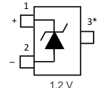 LM4041 DBZ Package3-Pin SOT-23Top View