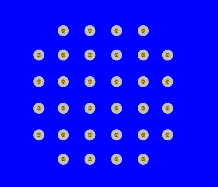 LMK5C33216AS1 LMK5C33216AS1 的 PCB 布局示例，底層