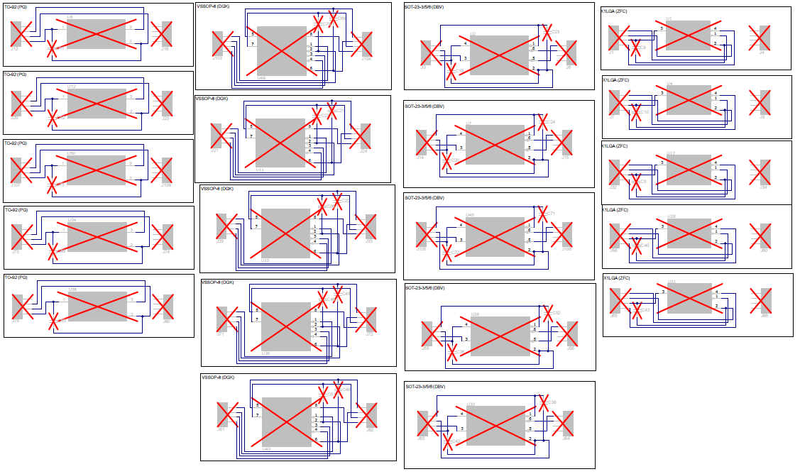  HALL-ADAPTER-EVM 原理圖，第 1 頁(yè)