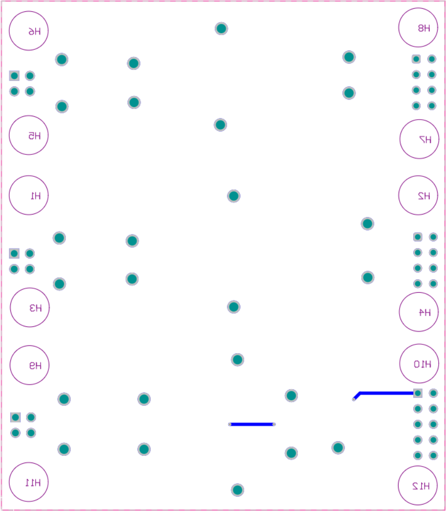 ISOM-EVM ISOM-EVM PCB 布局 - 底層