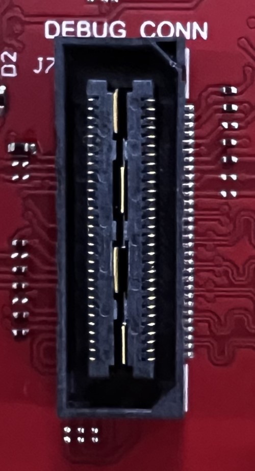 AWR2E44PEVM 60 引腳調(diào)試連接器